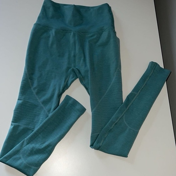 Alphalete OG Revival Leggings Seamless High Waist Jade Green size Small - Picture 6 of 11
